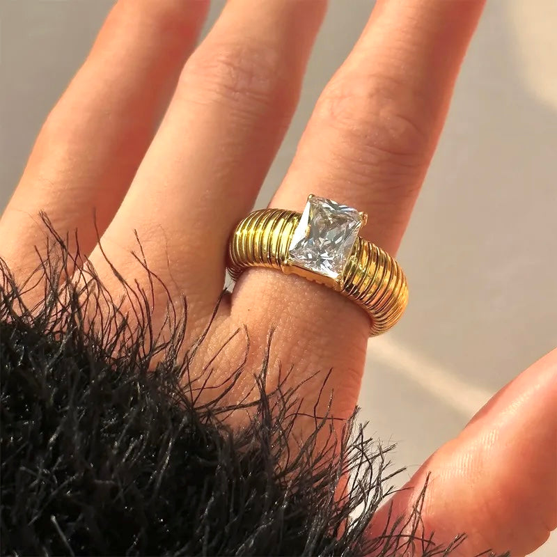 Bague Zircon XL