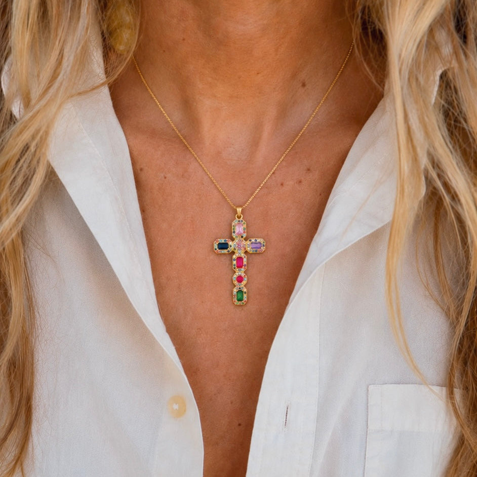 Collier croix